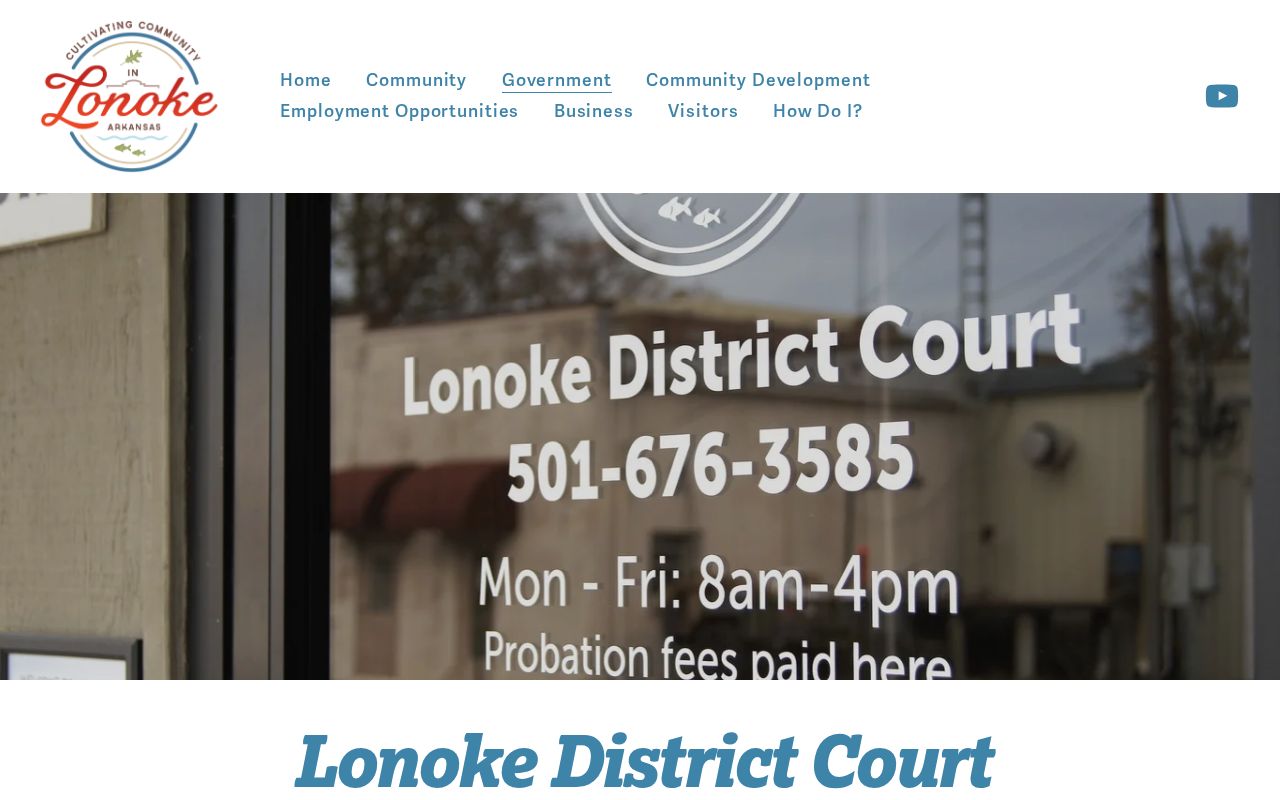 Lonoke criminal history district court records and fine page
